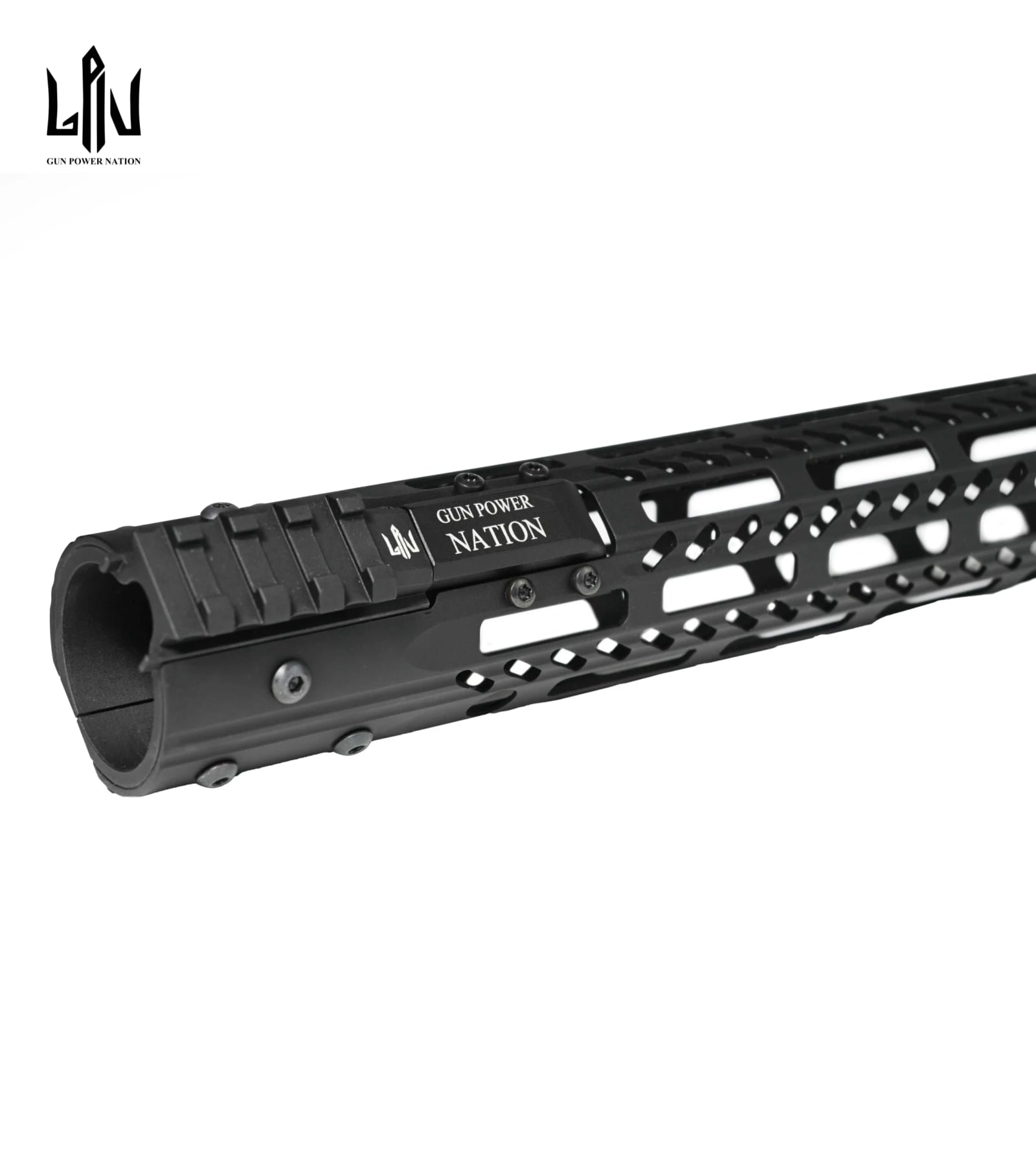 Алюмінієва полегшена кругла цівка з планкою Пікатіні для AR-15, 15"