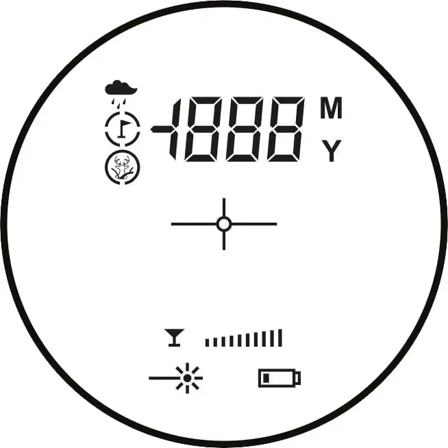 Далекомір лазерний Hawke LRF LCD 6x25 800м