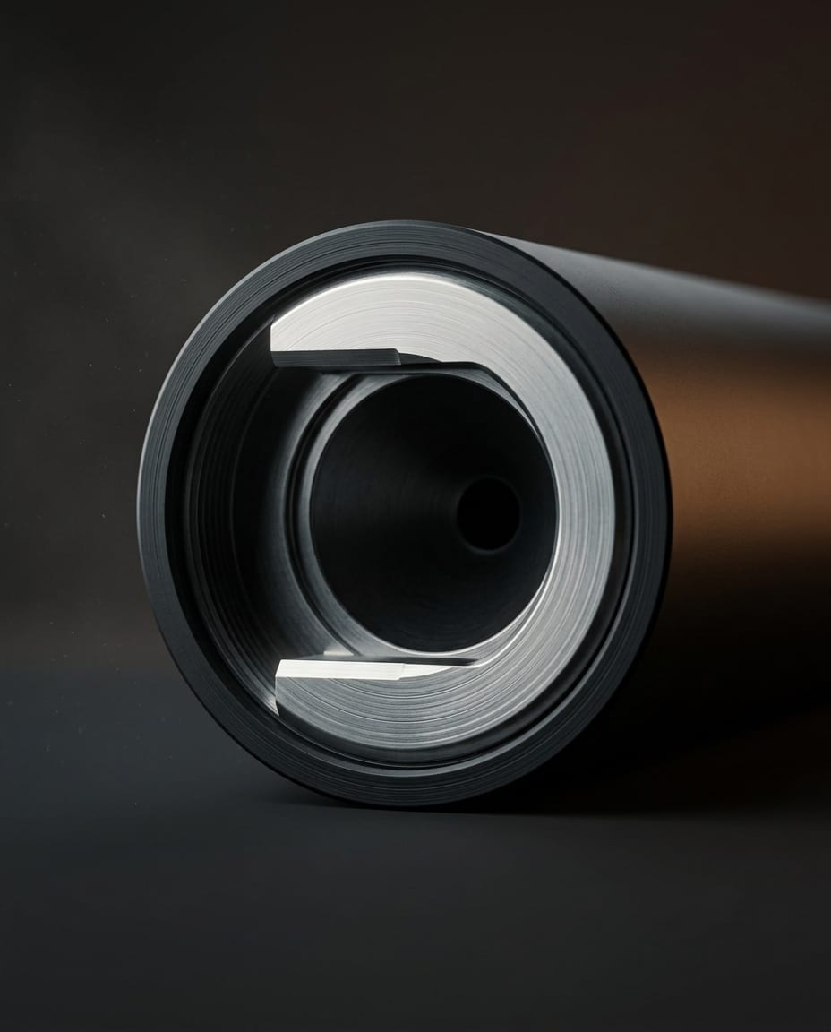 Посадкове місце під муфту глушника NEMESIS CORE 5.45 АК-12 впритул - кріплення на полумʼягасник V2/V3