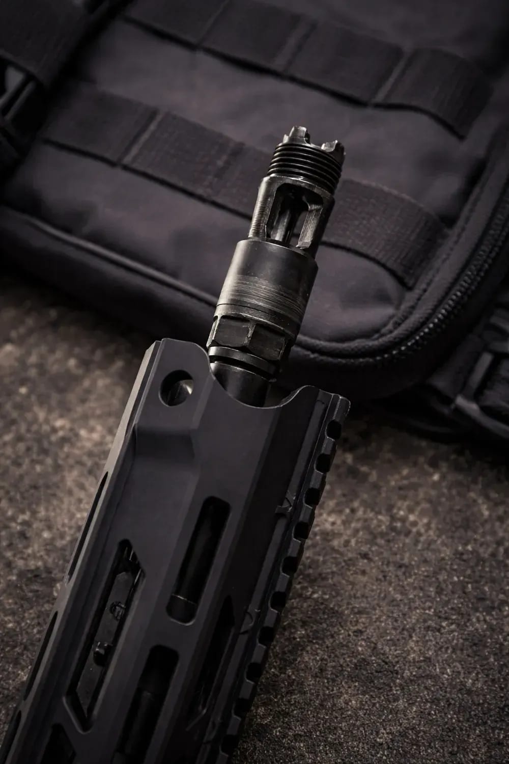 Nexus System NEMESIS встановлений на цівці AR-15, вид збоку під кутом - інтерфейс для ARCANE Internal
