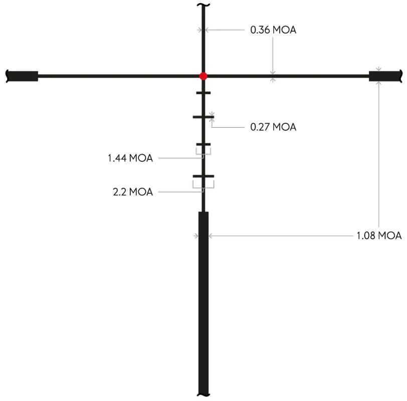 Приціл оптичний Hawke Endurance FD 1.7-10x44 сітка LR2 з підсвічуванням