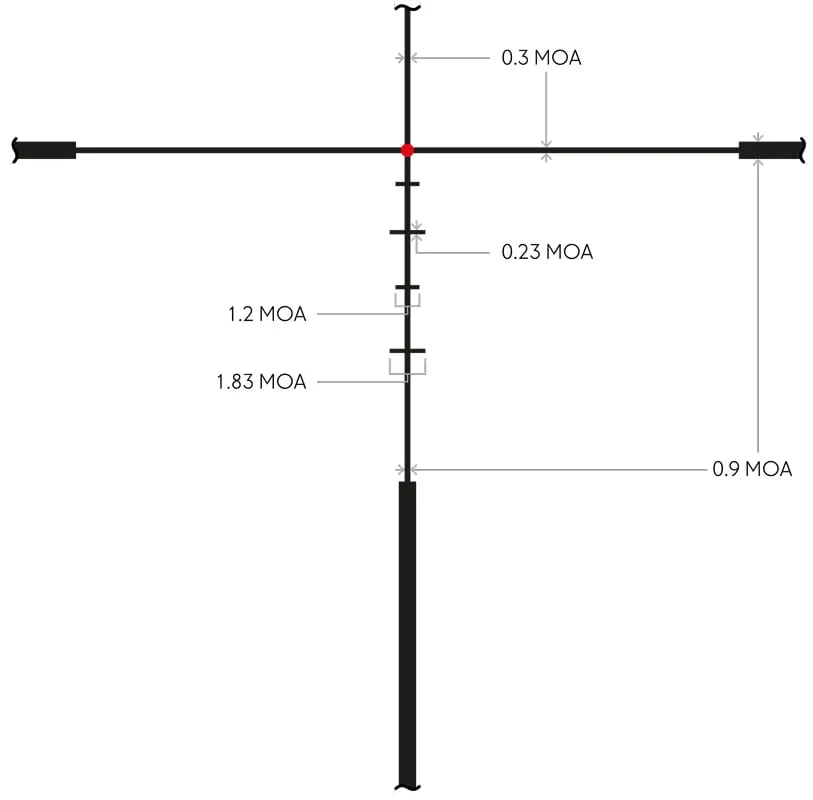 Приціл оптичний Hawke Endurance FD 2-12x50 сітка LR2 з підсвічуванням