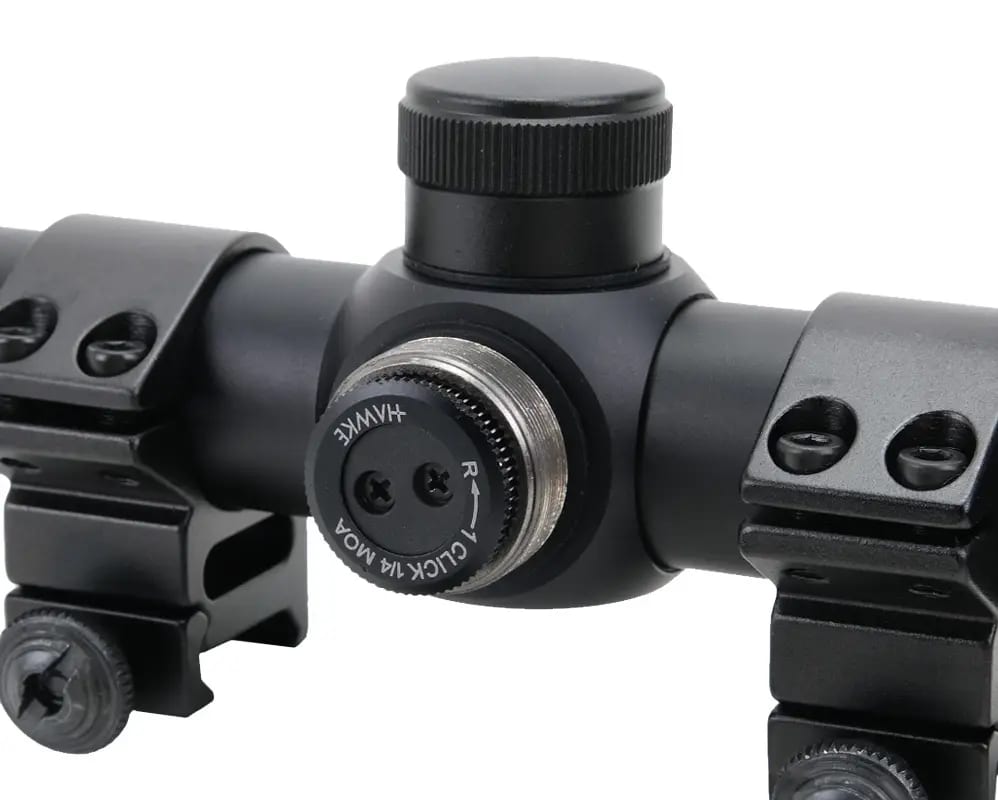 Приціл оптичний Hawke Fast Mount 3-12x50 AO сітка Mil Dot з підсвічуванням. Кільця на Weaver