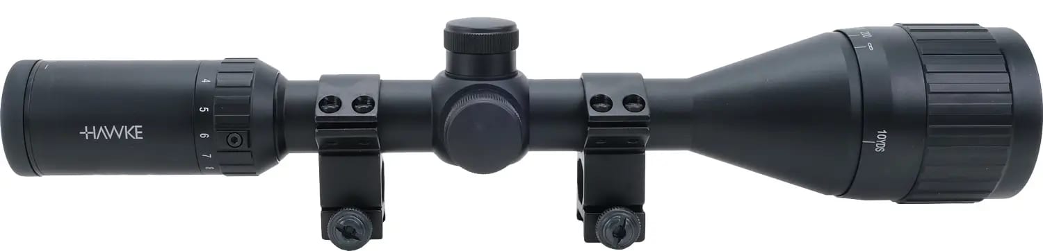 Приціл оптичний Hawke Fast Mount 3-12x50 AO сітка Mil Dot з підсвічуванням. Кільця на Weaver
