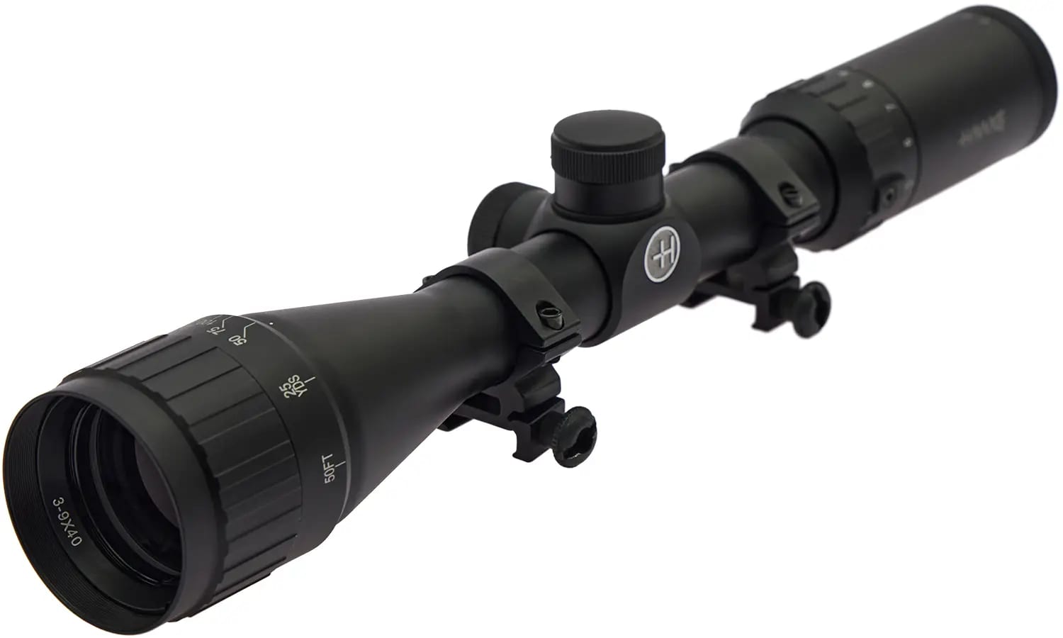 Приціл оптичний Hawke Fast Mount 3-9x40 AO сітка Mil Dot. Кільця на Ластівчин хвіст