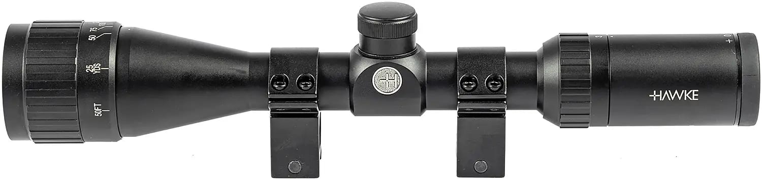 Приціл оптичний Hawke Fast Mount 3-9x40 AO сітка Mil Dot. Кільця на Weaver