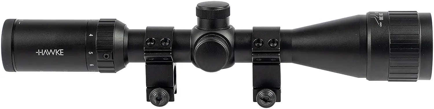 Приціл оптичний Hawke Fast Mount 3-9x40 AO сітка Mil Dot. Кільця на Weaver