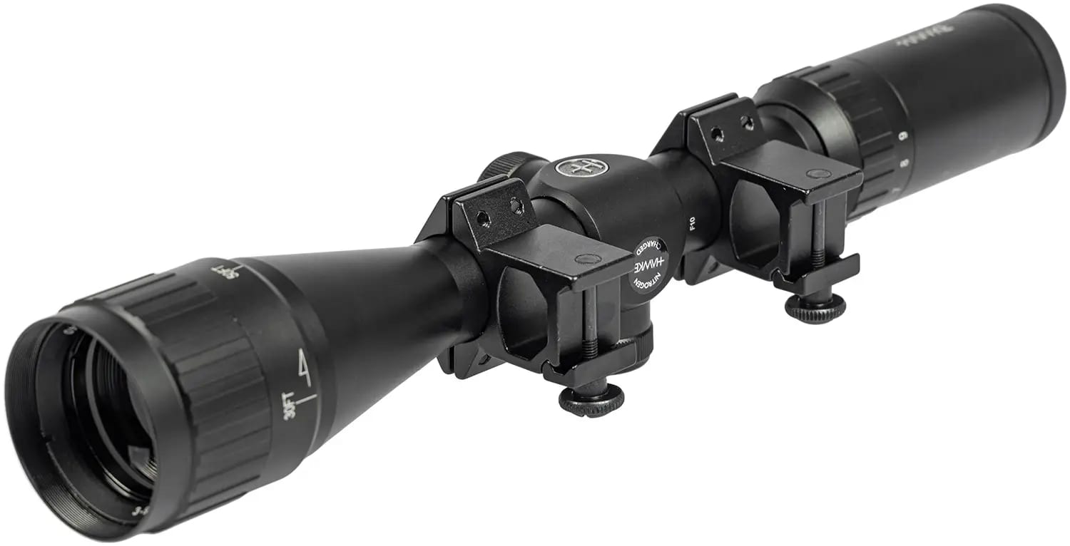 Приціл оптичний Hawke Fast Mount 3-9x40 AO сітка Mil Dot. Кільця на Weaver