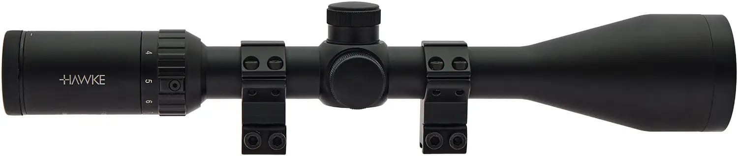 Приціл оптичний Hawke Fast Mount 3-9x50 сітка Mil Dot. Кільця на Ластівчин хвіст